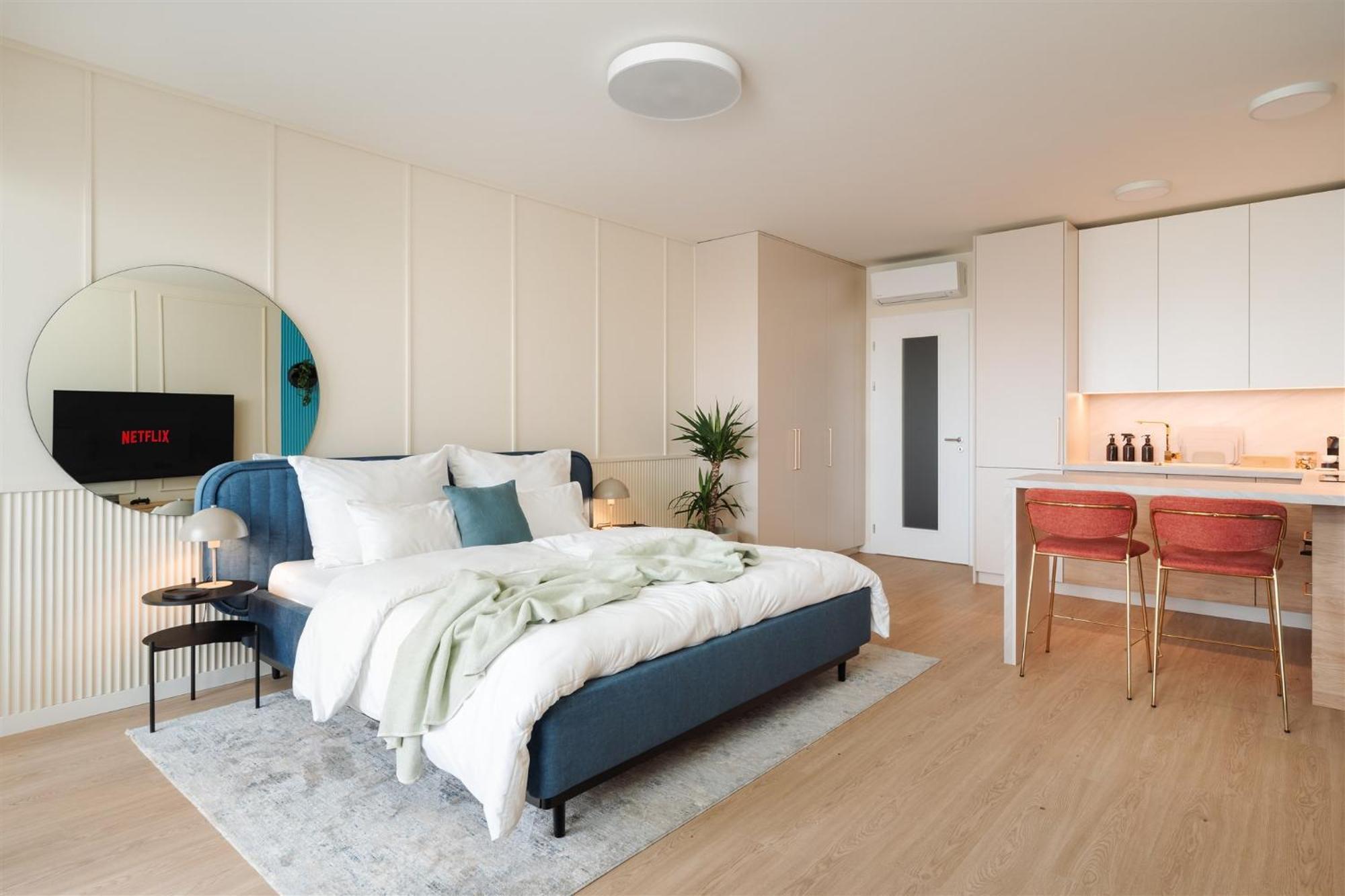 Good Vibe Near Metro - Garage, Air-conditioning, Vinyl Player Apartmán *